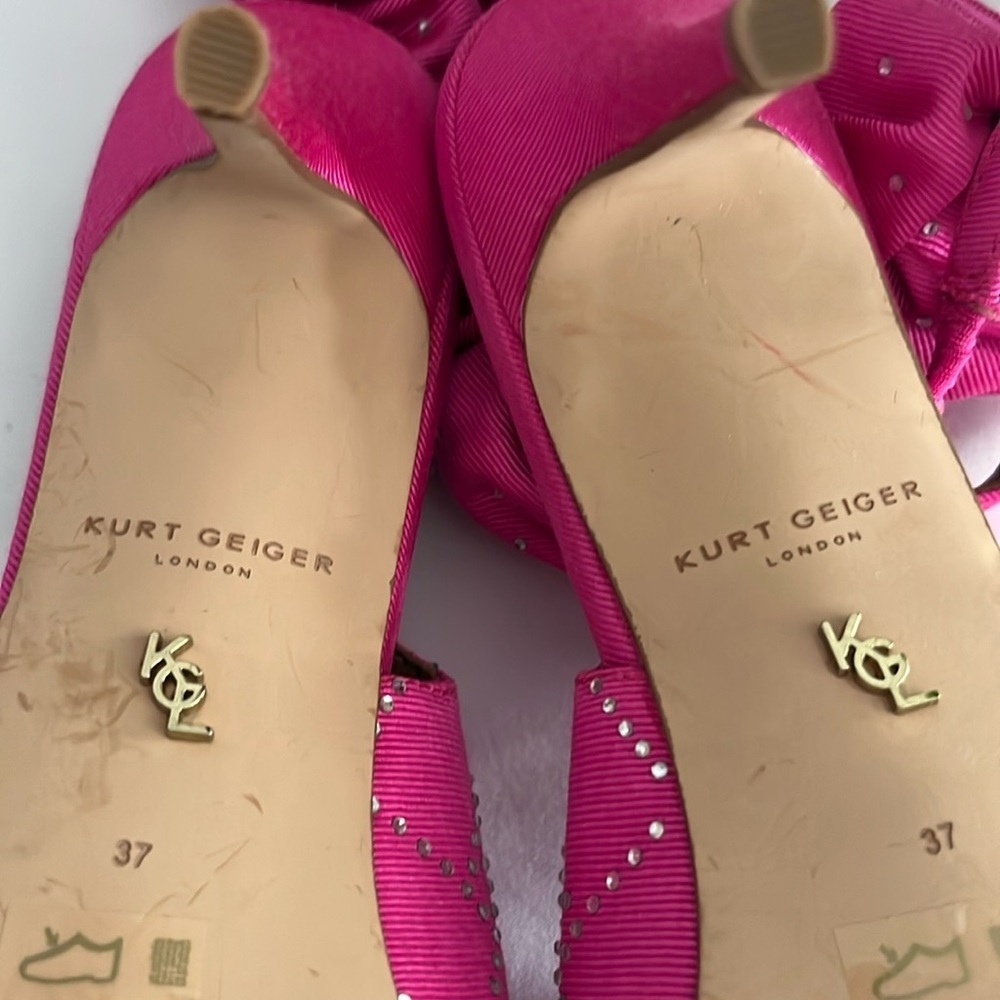 KURT GEIGER LONDON Women's Pink Stiletto Heels - Picture 8 of 14